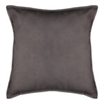 Деко перница Глобер во темно сива боја 45x45 см