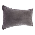 Deco cushion Lubel in dark grey color 30x50cm