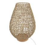 Table lamp Bohora E27 paper rope in natural color D37.5x55cm