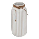 Vase Whiten ceramic in white color D13x28cm