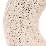 Vase Circkly ceramic in white-black color 27x9.5x30cm - Image 2