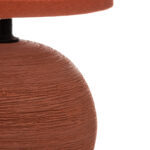 Table lamp PWL-1210 E14 ceramic in terracotta color D13x25cm - Image 2