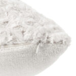 Deco cushion Pilly in ivory color 45x45cm - Image 3
