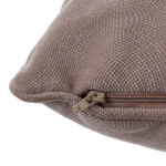 Deco cushion Lubel in grey-brown color 30x50cm - Image 2