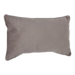 Deco cushion Lubel in grey-brown color 30x50cm