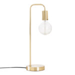 Table lamp Klio metal in gold color 15x12.5x45cm