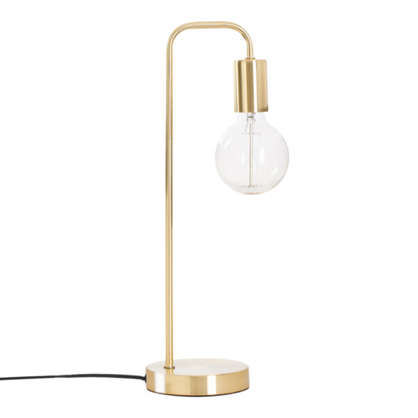 Table lamp Klio metal in gold color 15x12.5x45cm