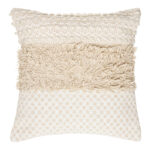 Deco cushion Notika II in beige color 40x40cm