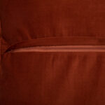 Deco cushion Glober in terracotta color 45x45cm - Image 2