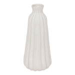 Vase Vazy ceramic in white color D13x30cm