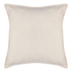 Деко перница Глобер во боја на слонова коска 45x45 см