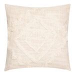 Deco cushion Ferdel in ivory color 40x40cm