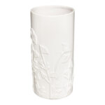 Vase Hanie ceramic in white color D12x25cm