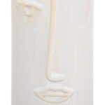 Vase Facebo ceramic in white-beige color D11x25cm - Image 2