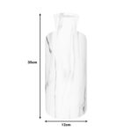 Vase Zerzo ceramic in marble look D12x30cm - Слика 2