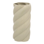 Vase Dermel ceramic in marble look D12x25cm