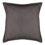 Deco cushion Derfon in dark grey color 55x55cm