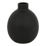 Вазна Рианзо керамика во црна боја Д14.5x18 см