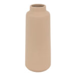Vase Breal ceramic in beige color D12x30cm