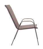 Dining table Ensure-Calan set 5pcs metal-textilene brown - Слика 4