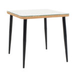 Naoki dining set 3pcs metal-black pe-natural - Слика 2