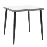 Naoki dining set 3pcs metal black--pe gray - Слика 2