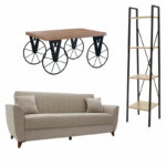 Student's lounge set Living 6 3 pcs
