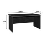 Student office set Payton-Presley grey-wenge set 2 pcs - Image 4