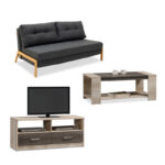 Lounge student furniture package set of 3 pcs