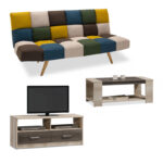 Студентски мебел Lounge 3, сет од 3 парчиња