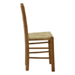 Coffee shop chair with mat Ronson-Charchie walnut wood 42x40x89cm - Image 3