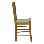 Coffee shop chair with mat Syror-Charchie walnut wood 42x40x89cm - Image 3