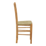 Coffee shop chair with mat Marf-Charchie solid beech wood polish walnut 41x42x92cm - Слика 3