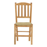 Coffee shop chair with mat Dmnir-Charchie solid beech wood polish walnut 41x42x92cm - Слика 5