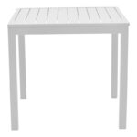 Dining table Kliton - Elation set of 3 aluminum in white shade 80x80x74cm - Слика 4