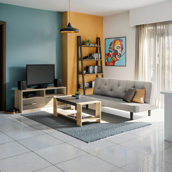 Студентски пакет мебел за дневна соба Ease сет од 3 парчиња