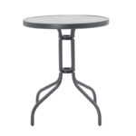 Dining table Watson-Confidence A set of 3 metal in anthracite shade D60x70cm - Слика 3