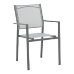 Dining table Watson-Confidence A set of 3 metal in anthracite shade D60x70cm - Слика 5
