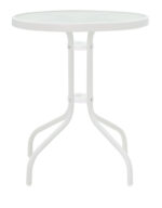 Dining table Valor-Confidence B set of 3 metal in white shade D60x70cm - Слика 3