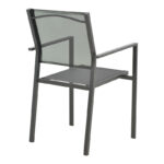 Dining table Vergo-Confidence set of 3 metal in black shade D60x70cm - Слика 6