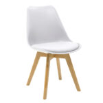 Gaston-Cuba dining table set of 5 pp-mdf in white-sonoma color 120x80x75cm - Image 2