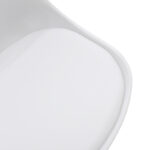 Gaston-Cuba dining table set of 5 pp-mdf in white-sonoma color 120x80x75cm - Image 4