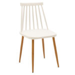 Aurora-Balou dining table set of 5 pp-mdf in white color D100x75cm - Слика 2