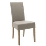 Dining table Ditta-Winslow II set of 5 pieces rubberwood in light walnut color 180x85x75cm - Слика 2