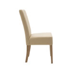 Dining table Ditta-Winslow A set of 7 pieces rubberwood in light walnut color 180x85x75cm - Image 4