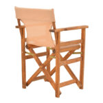 Kompa director's chair, solid beech wood, walnut - Nexus beige fabric - Слика 2