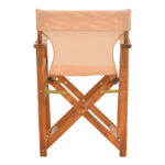 Kompa director's chair, solid beech wood, walnut - Nexus beige fabric - Слика 5