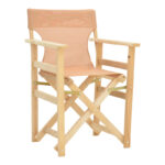 Director's armchair frame Kompa solid beech wood inpainted wood color 56.5x54x88cm