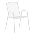 Vergo-Pomedon dining set 3pcs metal in white shade - Слика 2