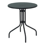 Vergo-Pomedon dining set 3pcs metal in black shade - Image 5